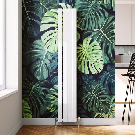 ELEGANT Vertical Radiator White Double Flat Panel Rad 1800x304mm (1/4)