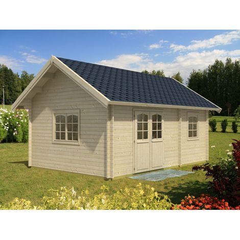 Abri de jardin en bois Sandra 29,9 m2 Naturel (1/4)
