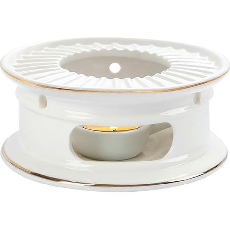 Teapot chauffe céramique thé chauffe avec Tealight support Teapot chauffe pour chauffage café lait thé Light chauffe (1/5)