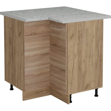 Armario de esquina R-Line, Sonoma, 75.6 cm ET Mármol, Vicco