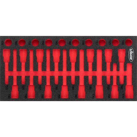 VIGOR Insert en mousse souple, vide V5095-L