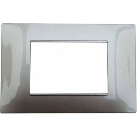 PLACCA 6003-20 3P PLATINO/VMR-PLN TECNOPOLIMERO T2