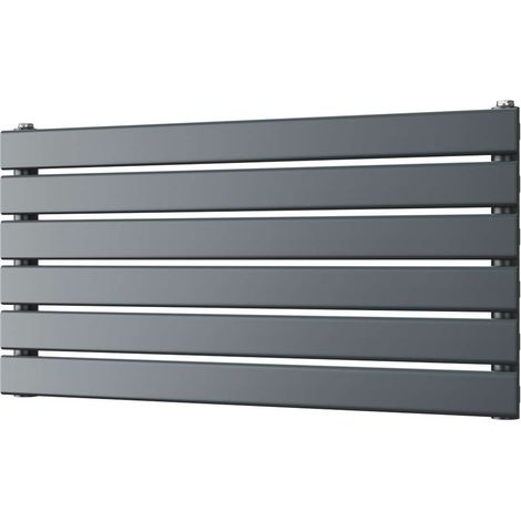 Typhoon Axis - Anthracite Horizontal Radiator H408mm x W800mm Single Panel (1/3)