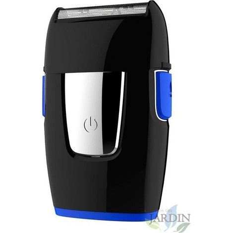 Rasoio da viaggio e rifinitore blu.  Ricarica USB (1/2)
