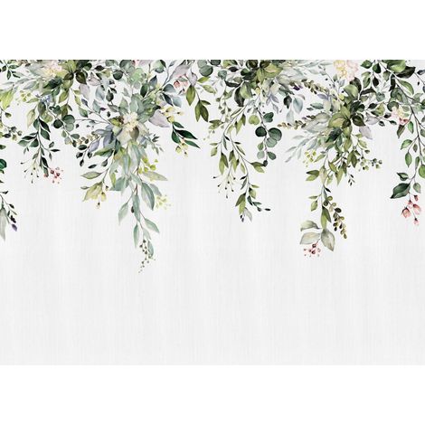 Papier peint intissé feuilles tombantes 375 x 270 cm