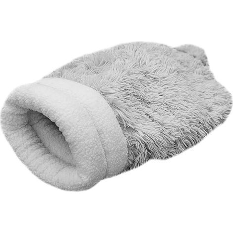 Sac de couchage pour chat, nid de chat chaud d'hiver, cinglant lit confortable confortable pour animaux de compagnie intérieurs et extérieurs, sac de chat, sac (1/5)