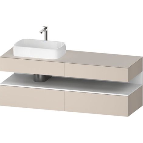 Duravit Collection One Konsolenwaschtischunterbau, 2 Auszüge, 2 (1/2)