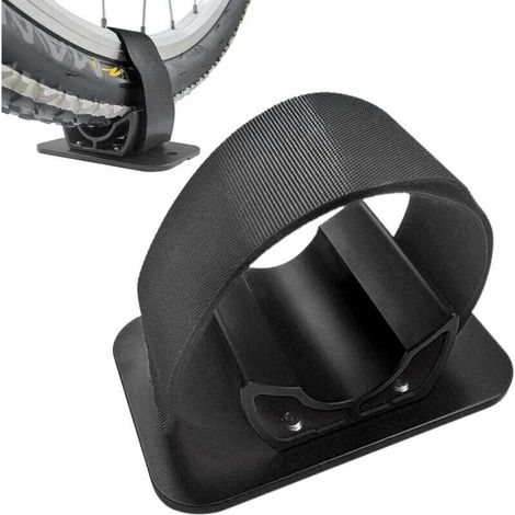Supporto per forcella della bicicletta, supporto per ruota posteriore della bicicletta sul tetto dell'auto, blocco per bicicletta multiuso, staffa di montaggio per forcella della bicicletta, supporto (1/4)