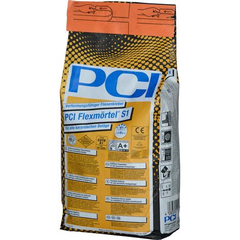 PCI Flexmörtel S1 5kg Beutel grau