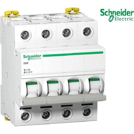 "Interrupteur sectionneur 4x63 A 415 VAC - Acti9 type iSW 463 - Schneider A9S65463 "