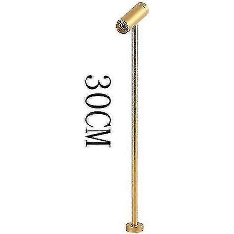 Lampe LED à intensité variable Jwl pour présentoir de bijoux, 20/30/35 cm, sur pied, pour magasin de téléphonie, lampe de bureau, rotative, 220 V.Gold 30CM4000K (1/5)