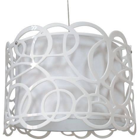 Lampada a sospensione Candellux Imagine bianca Ø35 E27 (1/2)