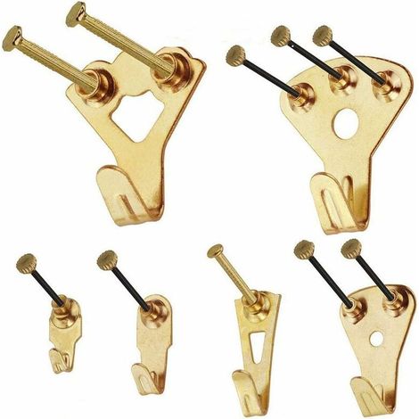 Picture Frame Hook Heavy Duty Wall Mounting Kit with Nails - 120 Pieces