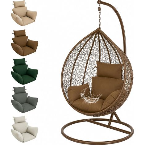 Outdoor Hanging Swing Cushion, Garden Cushion with Headrest, Indoor Seat Cushion for Swing, Hanging Hammock, Hanging Shell, Hammock Swing Cushion (1/5)