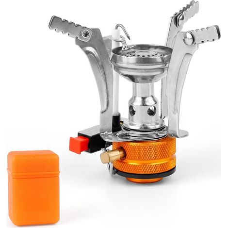 Adaptateur pour réchaud de camping pour bouteille de propane miniature valve pour barbecue et extérieur (1/5)