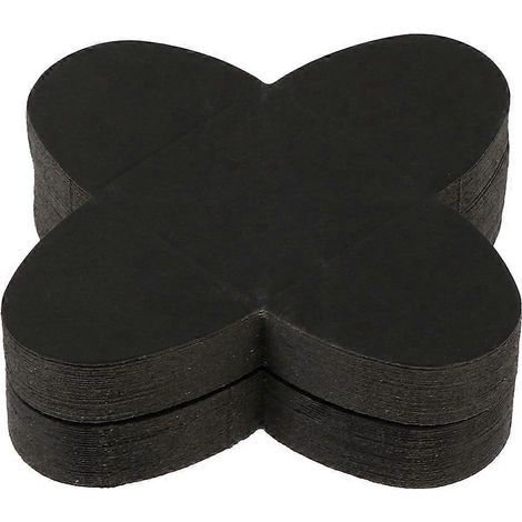Lot de 50 plateaux en papier noir pour le rangement et le service des chocolats, adaptés à la présentation de confiseries et de bonbons.-AquaForge (1/5)