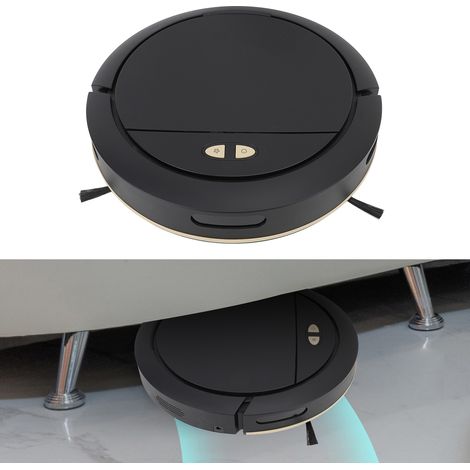 Aspirobot AS-700  Robot Aspirateur Connecté avec Réservoir d'eau 100ml, Mode Ultra Clean, Contrôle App, Noir, 2565g (1/5)