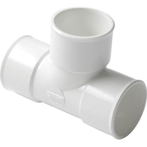 NICOLL Té pied de biche ff 87°30 Ø40 blanc