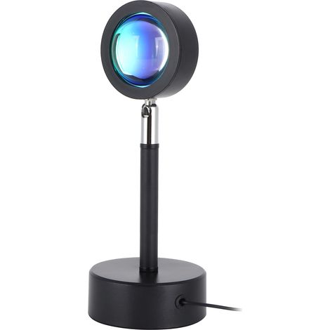 Projecteur de coucher de soleil LED - Lampe de nuit USB innovante pour la décoration de la maison, du restaurant ou du bar (1/5)
