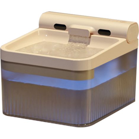 Fuente de agua inalámbrica a pilas para gatos y perros, con capacidad de 4 litros. Dispensador de agua con filtro integrado para una purificación óptima. (1/5)