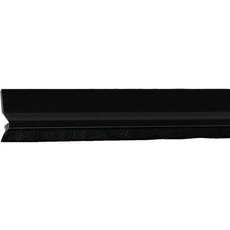 Bas de Porte Adhésif Brosse en Aluminium Économie d'Énergie Anti-Insectes et Poussière Installation Facile 1m Zingage Aluminium (1/5)