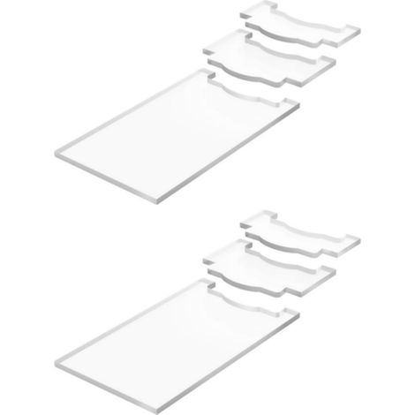 Cales de séparation murales en acrylique multifonctionnelles (1/5)