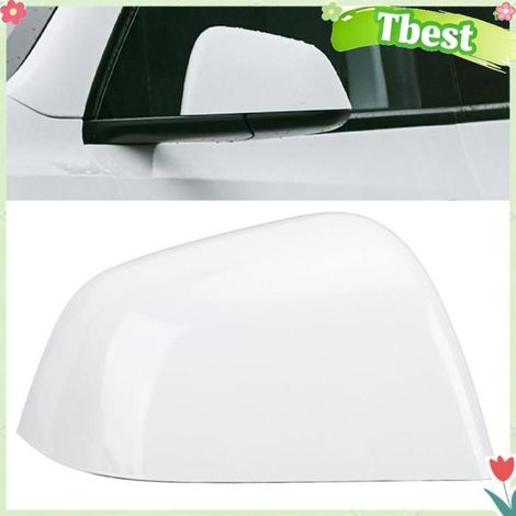 Tbest Couvercle de rétroviseur latéral blanc pour modèle Y Couvercle de rétroviseur auto retroviseurs Gauche Droite (1495594‑00‑a) (1/5)