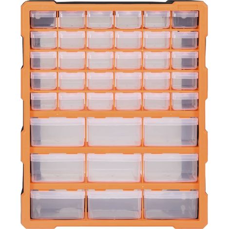 Organisateur multi-tiroirs avec 39 tiroirs 38x16x47 cm CFW86820 (1/5)