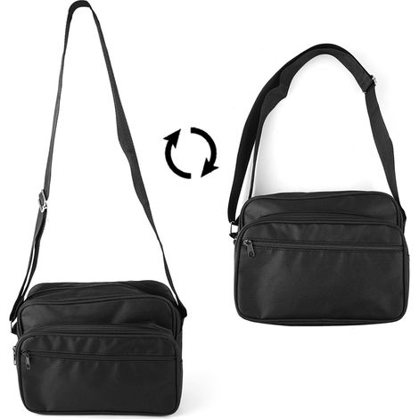 Sac bandoulière S16, sac à outils, pochette à outils en toile épaisse, sac banane pour paiement, sac à dos d'électricien (1/5)
