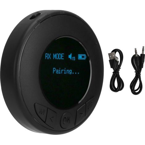 Émetteur-récepteur audio portable Bluetooth 5.0, adaptateur sans fil pour APTX/APTX LL, compatible avec divers appareils. (1/5)