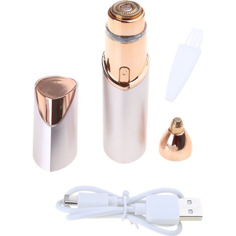Épilateur électrique doux pour femmes, pour une épilation rapide et sûre du duvet du visage. - AquaForge (1/5)