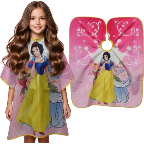 Capa de peluquería infantil, delantal para cortes de pelo infantiles, 120 cm (1/5)
