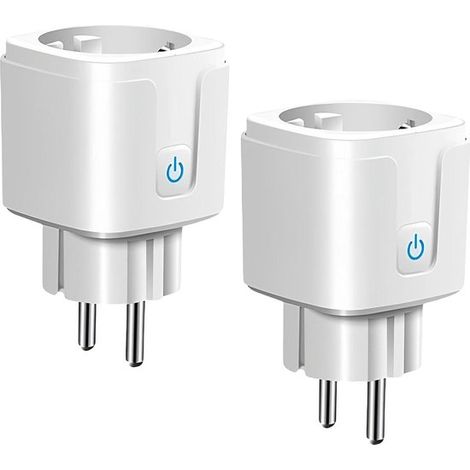 enchufes inteligentes WLAN - Enchufe Wi-Fi de 16 A con temporizador - Control por voz y control remoto - Automatización del hogar (1/5)
