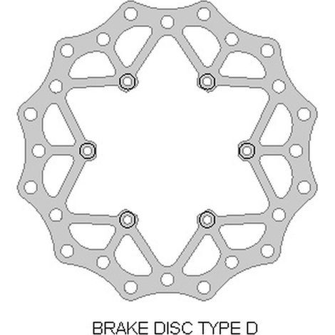 Disco de freno trasero DELTA BRAKING BETA 2T/4T '13-21, WAVE ULTRA LIGHT (220X108,2X4MM) (6X6,5MM) (NG1294)