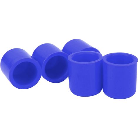 5 Bouchons en silicone pour durit d'admission vide, bouchon d'extrémité de tuyau, diamètre intérieur 25mm, bleu, universel pour voiture (1/5)