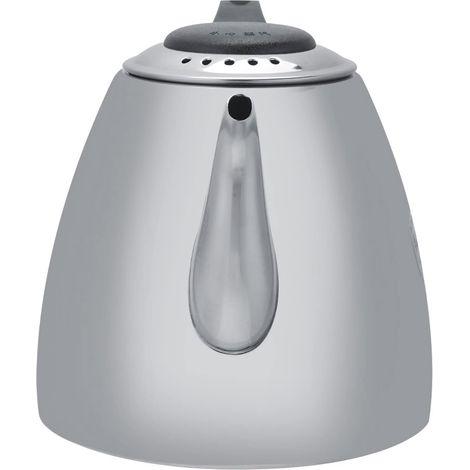 Bouilloire à thé 1,2l/1,5L en Acier Inoxydable, Théière sur Cuisinière, Théière à thé, Cafetière, Poignée Chauffante, 1,2l, Acier Inoxydable 304, Chaleira Argent (1/5)