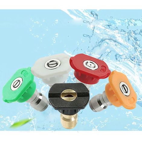 As shown in the picture, the material is ABS, the high-pressure water gun nozzle is made of stainless steel with a fan-shaped nozzle (0°, 15°, 25°, 40°). (1/5)