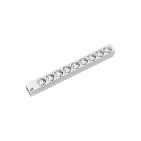 Bachmann 19Zoll Steckdosenleiste 9f 1HE 9xSchutzk. alu 333.401 (1/2)