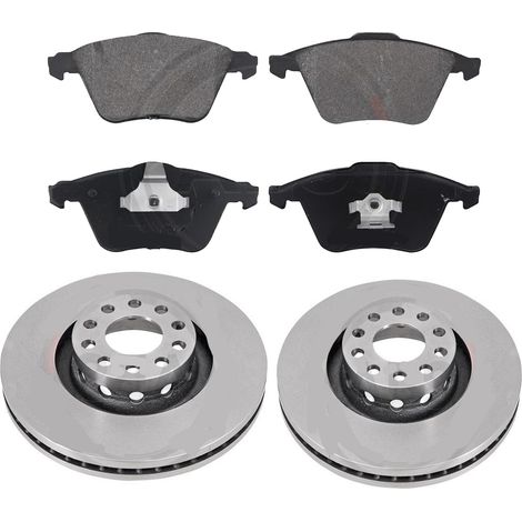KIT FRENI ANTERIORI compatibile con AUDI A8 (4E2,4E8) - DISCHI + PASTIGLIE OEM: FDB1629,FDB1827,FDB1832 / 16929 , 17624 , 17530 , 17911 /SOSTITUZIONE DIRETTA/BASSA POLVERE/SILENZIOSO (1/5)