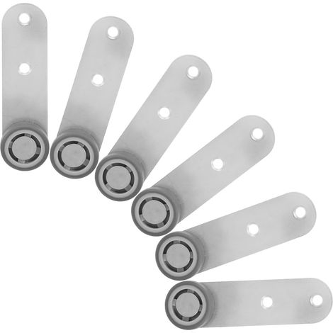 de 6 roulettes pour portes coulissantes de placard roulettes (1/5)