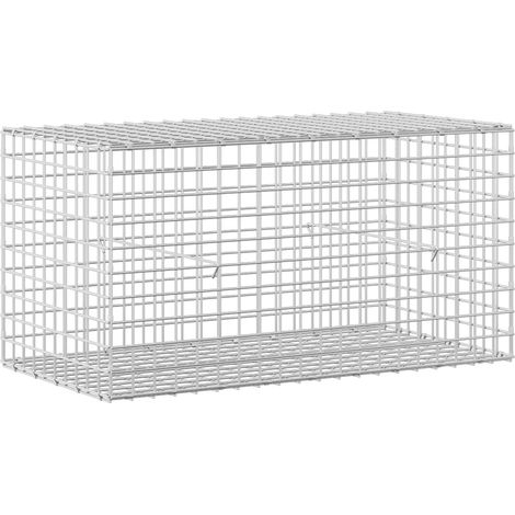 Gabione mit 5 mm Draht und 5x5 cm Maschen 100x50x50 cm vidaXL (1/5)