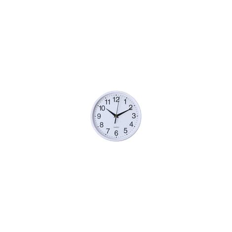 Horloge murale ronde, style simple, horloge à quartz de haute précision fonctionnant sur piles, silencieuse, décoration murale [fw
