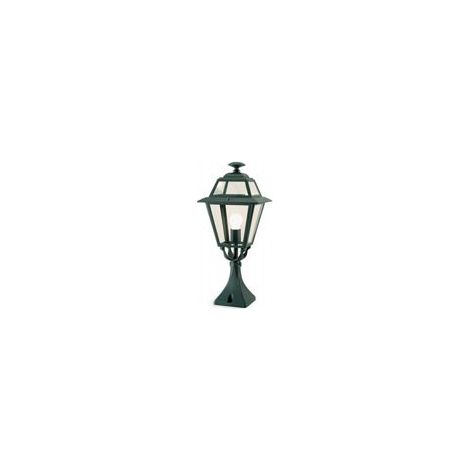 Moderne Aluminium-Guss Außenlampe mit transparenten Glasdiffusoren in Graphit