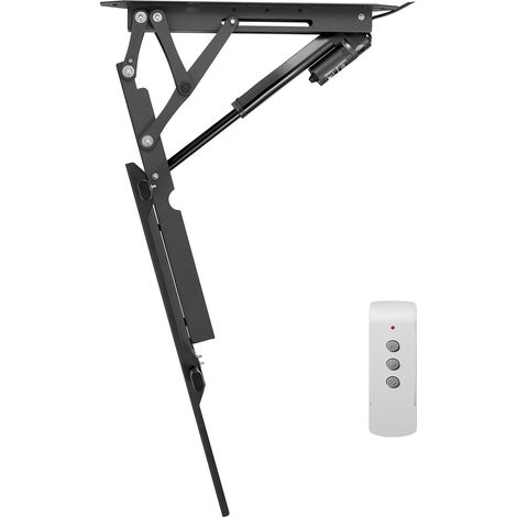 Support plafond motorisé pour TV 32-65 pouces, support mural électrique réglable, inclinable avec VESA max 24x24 cm, charge jusqu'à 40 kg. (1/5)