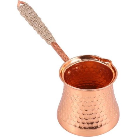 Cafetière Turque 320 Ml en Cuivre Pot Cezve pour Café Traditionnel Oriental (1/3)