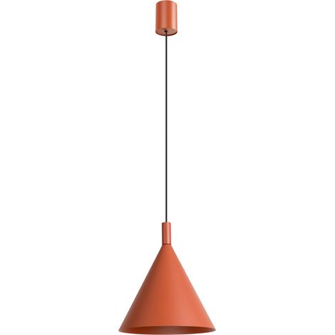 Lampade a sospensione NOX ocra rossa 24.5x140x24.5cm Sollux (1/5)