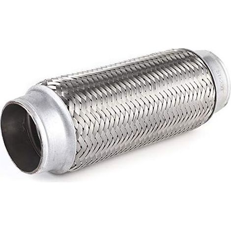 Tuyau d'échappement flexible en acier inoxydable robuste, joint flexible, réparation, accessoires de voiture universels, 2 x 7,9 pouces, 2,2 x 7,9 pouces (51 mm x 200 mm) (1/5)