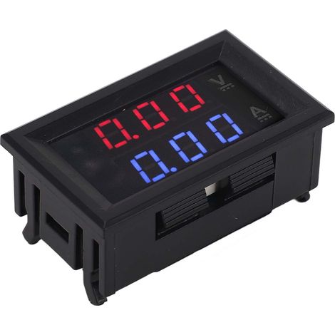 Voltmètre-ampèremètre numérique, testeur de tension, détecteur d'ampèremètre, indicateur de niveau d'ampèremètre à LED, DC 0-100 V 50 A avec inverseur (1/5)
