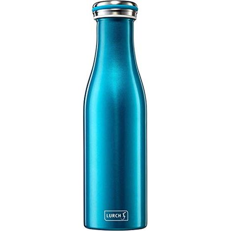 Borraccia Termica con Tappo Ermetico Blu Acqua Lurch 500 ml (1/4)