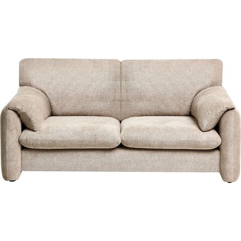 Sofa 2-Sitzer GETA Stoff Taupe